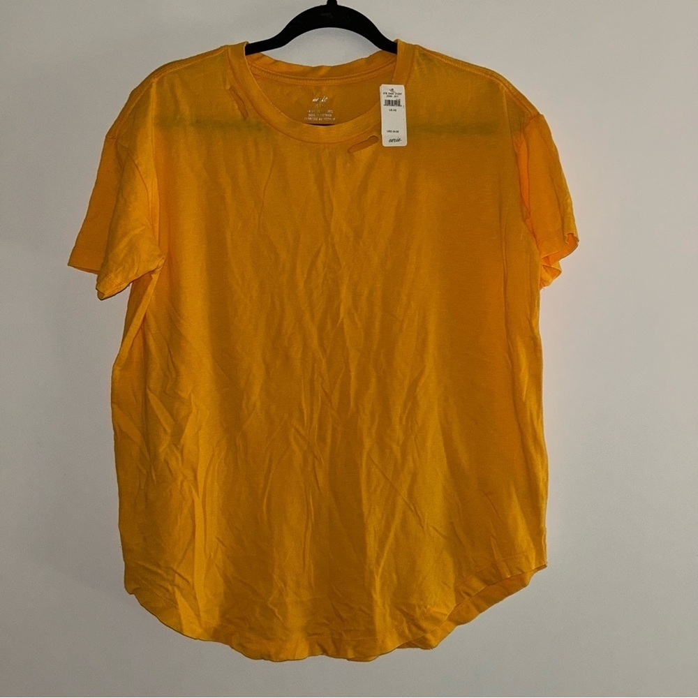 Aerie Distressed Oversized Tee XS NWT - Picture 1 of 6